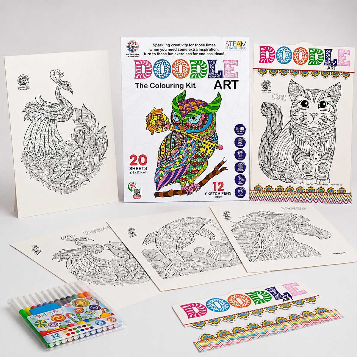 Doodle Art – The Colouring Kit