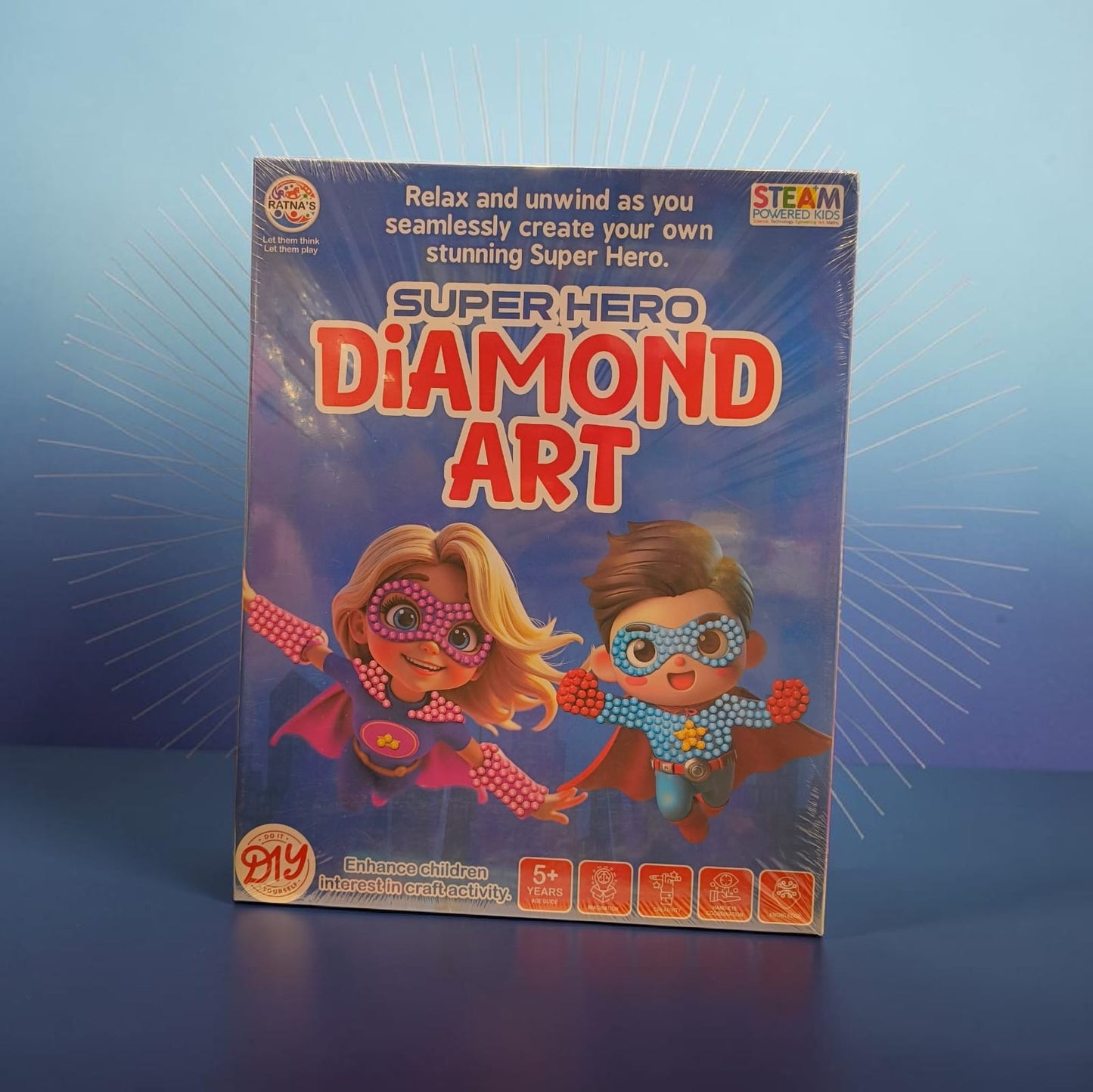 Super Hero Diamond Art DIY Craft Kit