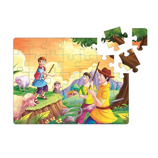 The Shephard Boy And The Lion Story Jigsaw Puzzle for Kids