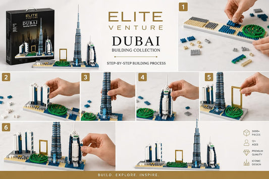 Dubai Burj Khalifa Building Blocks Set (3000+ Pieces)