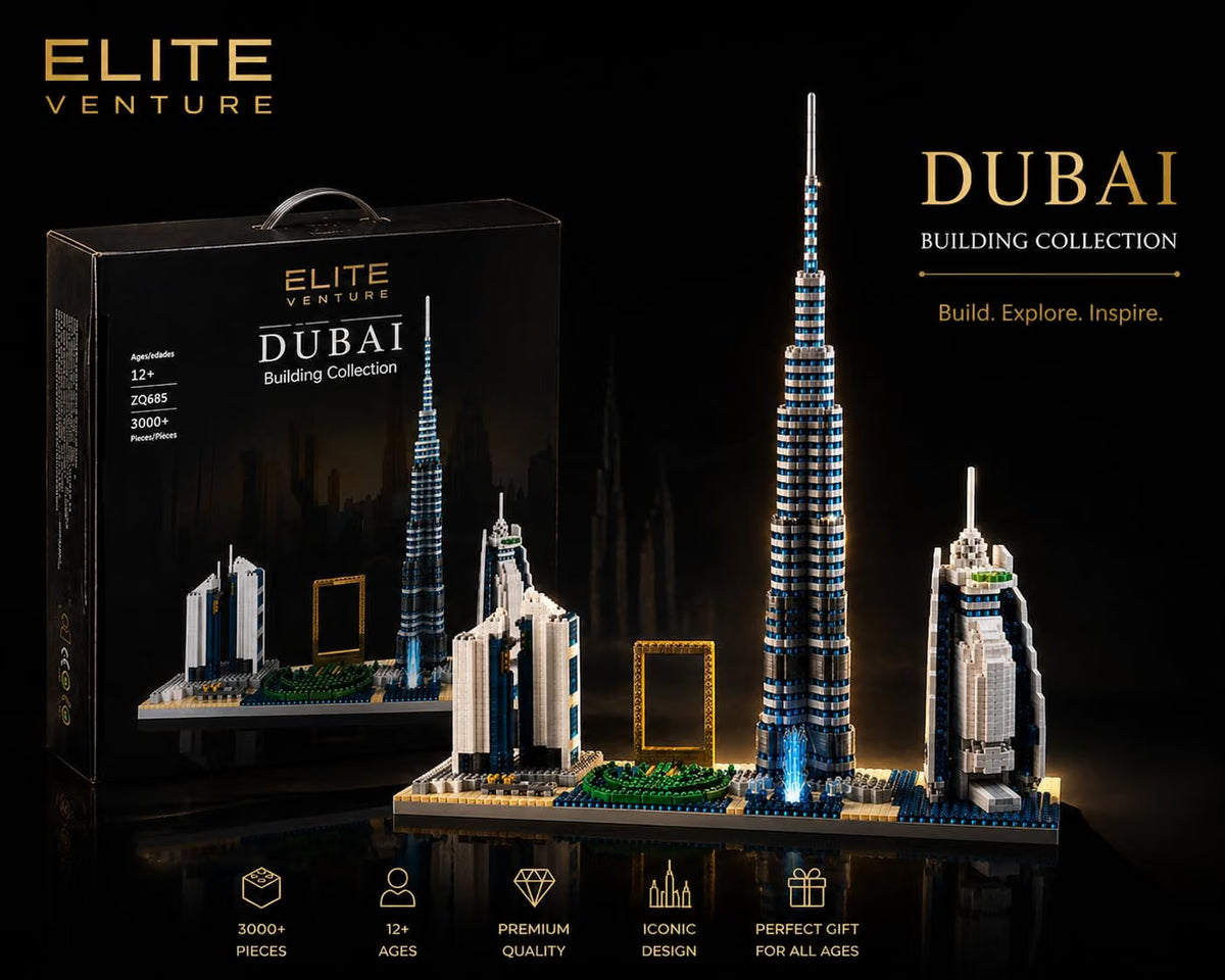 Dubai Burj Khalifa Building Blocks Set (3000+ Pieces)