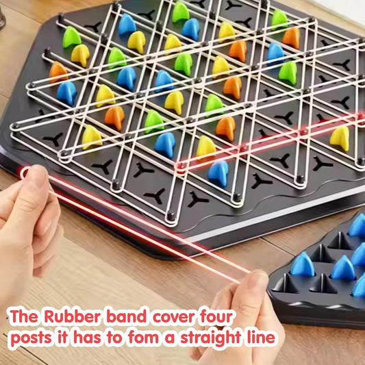 Big Triangle Chinese Checkers Board Game for Kids