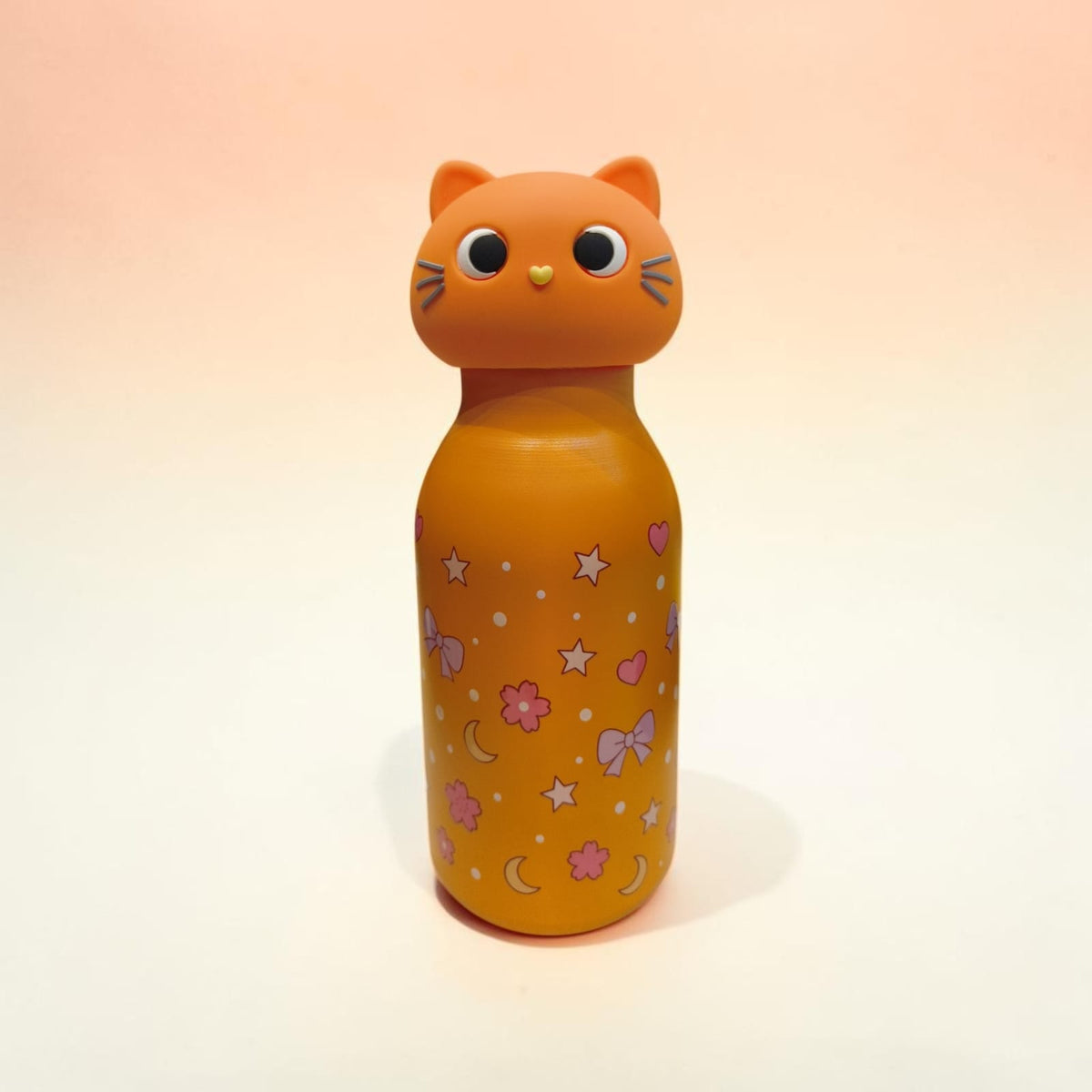 Adorable 3D Cat Design with Fun Printed Details - 350 ML