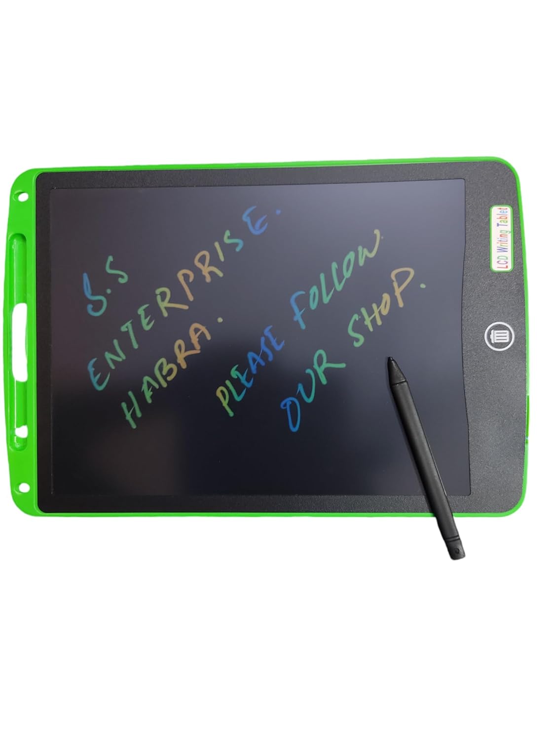 12-Inch LCD Writing Tablet for Kids – Colorful Screen with Lock Function (Ages 3+)