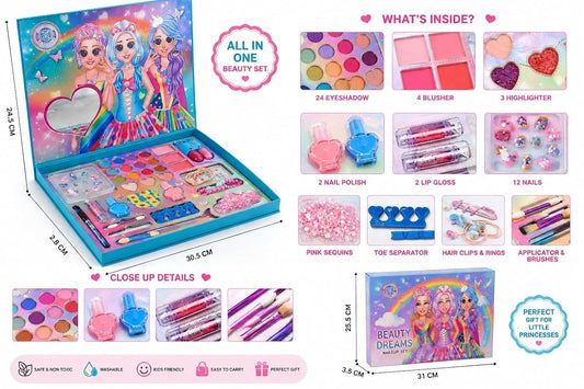 Girls’ Beauty & Makeup Kit with Accessories