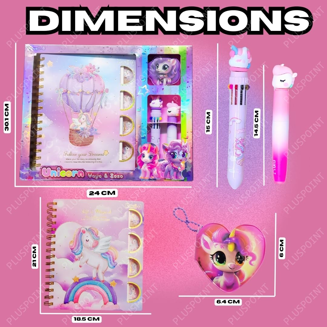 Unicorn Diary Set for Girls