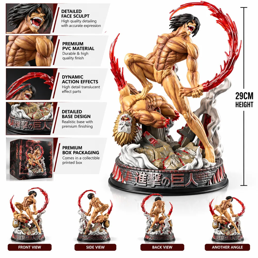 Eren Angry 29cm Figure