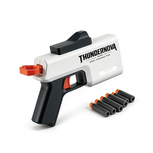 4-Barrel Foam Dart Blaster Gun for Kids | Multi-Shot Toy Gun