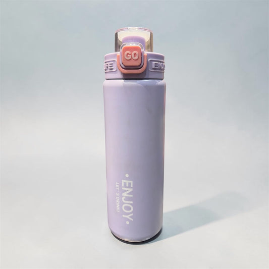 Minimalist Sage Insulated Water Bottle – Leakproof Stainless Steel Travel Flask
