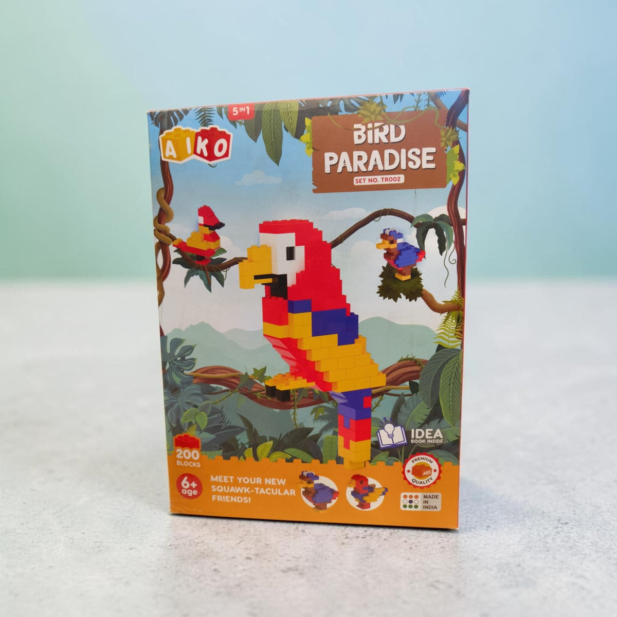 Bird Paradise Building Block Set – 200 Pieces