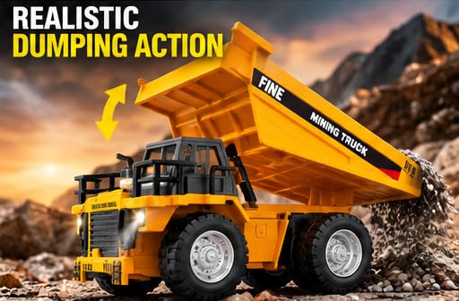 1:64 Remote Control Mining Dump Truck Toy,