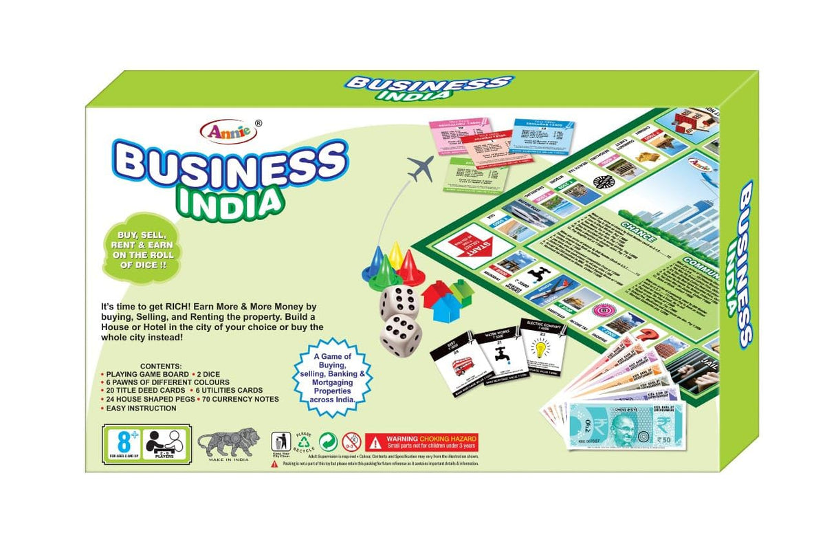 Business India Board Game for kids