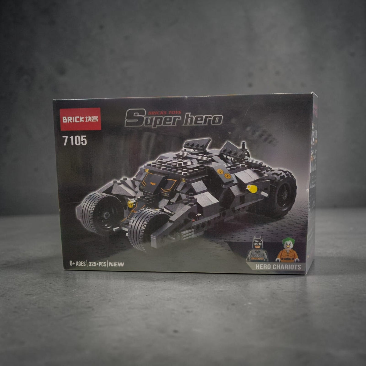 Super Hero Car Building Block Set – 325 Pieces