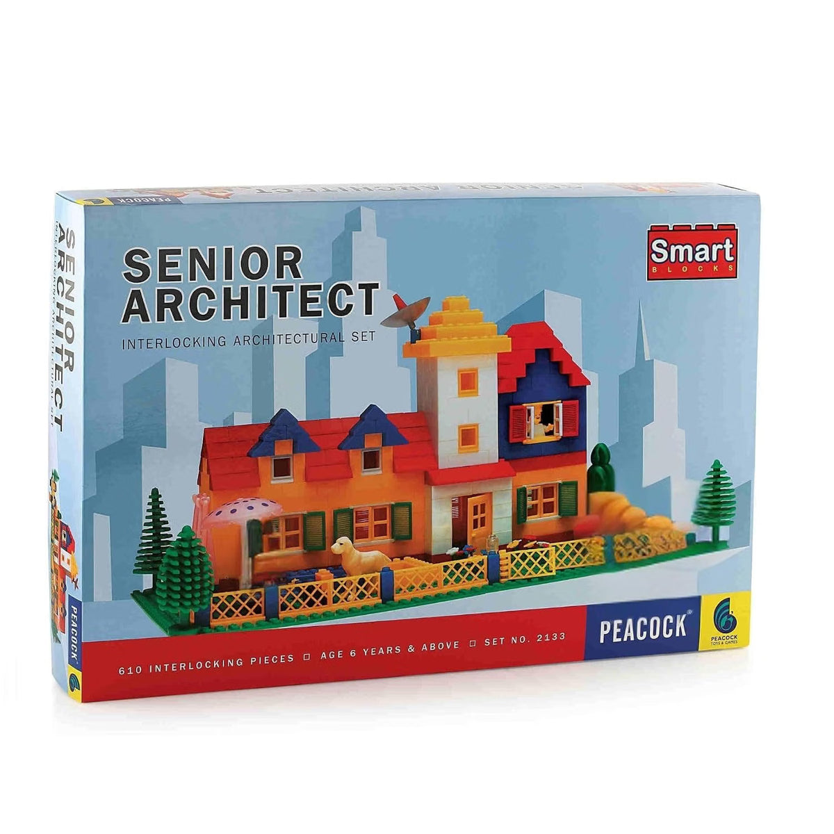 Senior Architect Building Blocks Set | 610 Piece