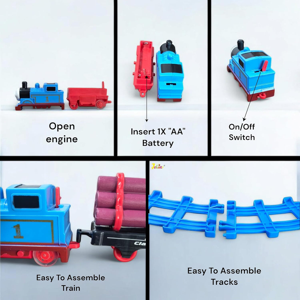 Thomas Cartoon Train Track Set for Kids