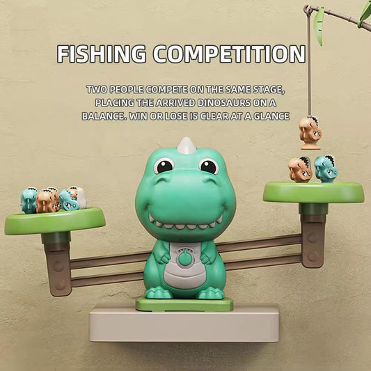 Dinosaur Fishing & Balance Game for Kids