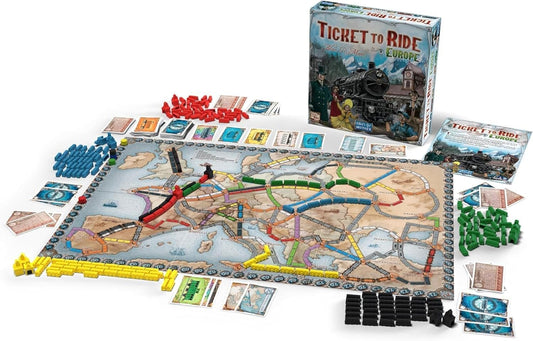 Ticket to Ride Europe Board Game - Embark on a Railway Adventure Across the Continent!