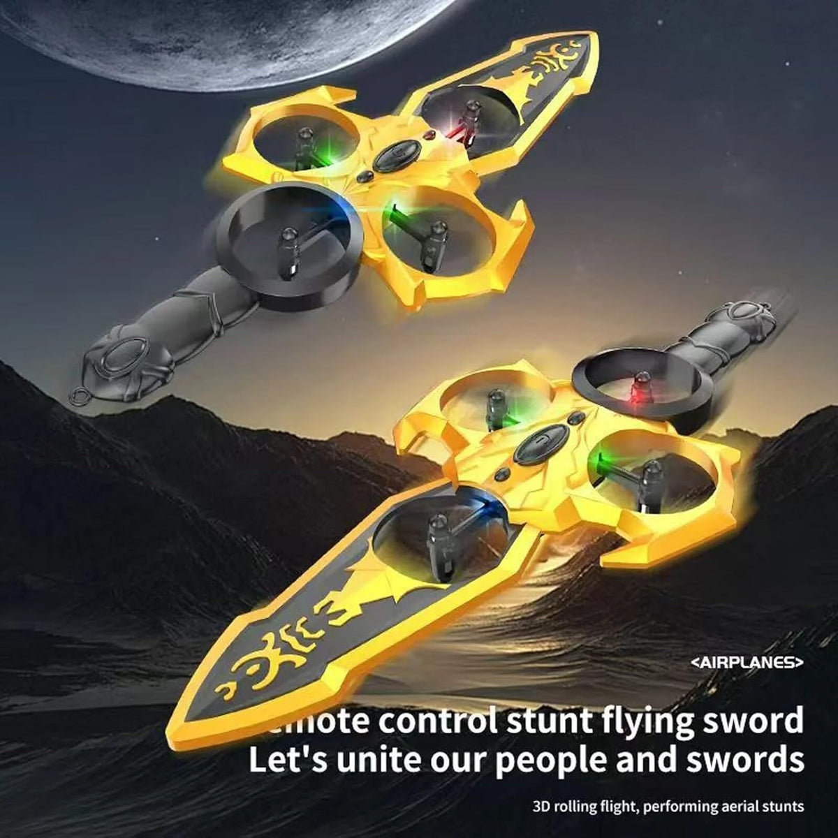 Sword Shape Remote Control Jet Airplane Drone