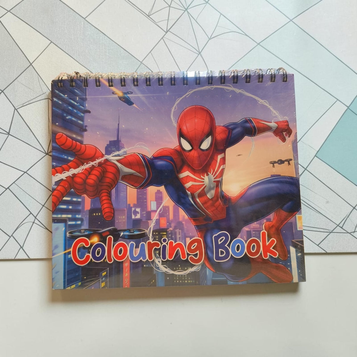 Superhero-Themed Colouring Book - 25 pages +