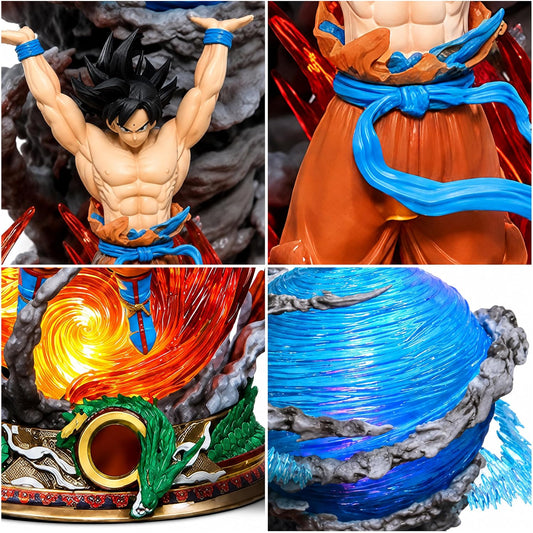 Anime Warrior Energy Storm Display Figure with light (30 CM)