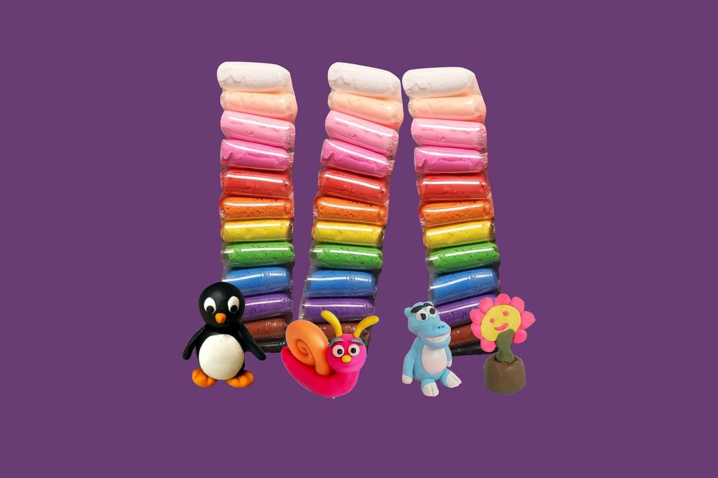 Air Dry Foam Clay – 12-Color Non-Toxic Modeling Set for Kids & Adults