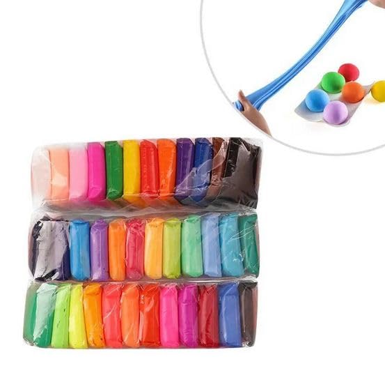 Air Dry Foam Clay – 12-Color Non-Toxic Modeling Set for Kids & Adults