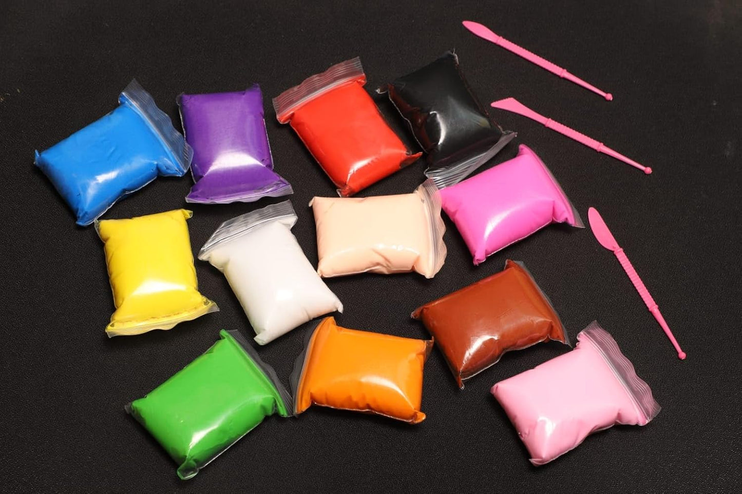 Air Dry Foam Clay – 12-Color Non-Toxic Modeling Set for Kids & Adults