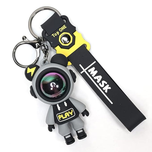 Cool Anime 3D Rubber Weapon Keychain – Creative Silicon Charm for Bags & Keys