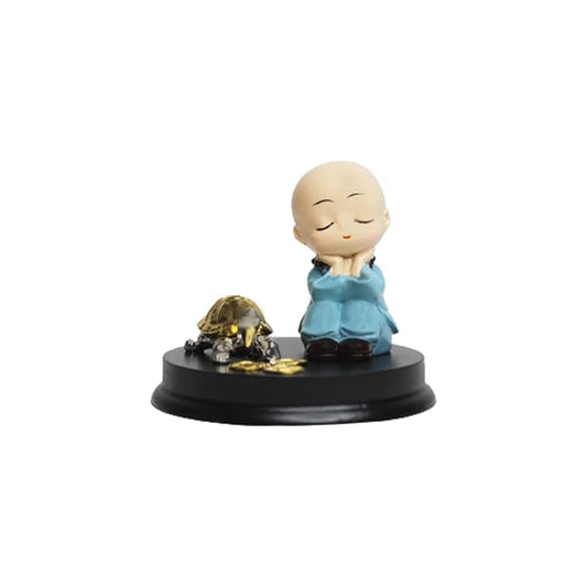 Buddha Monk Showpiece For Gifting And Good Luck (Assorted Colours)