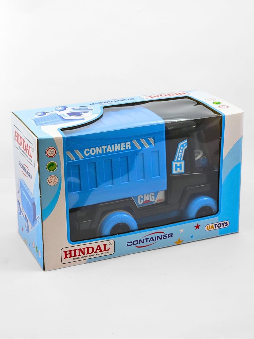 Plastic Cargo Container Truck Toy – Realistic Transport Vehicle for Kids