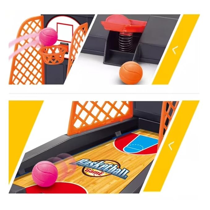 Mini Basketball Shooting Game for Kids – Tabletop Sports Game. Indoor Competitive Toy, Hand-Eye Coordination Training.