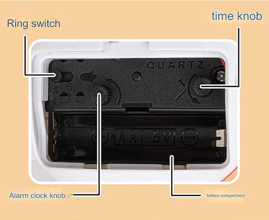 Motorcycle Desk Alarm Clock (Assorted Colours)