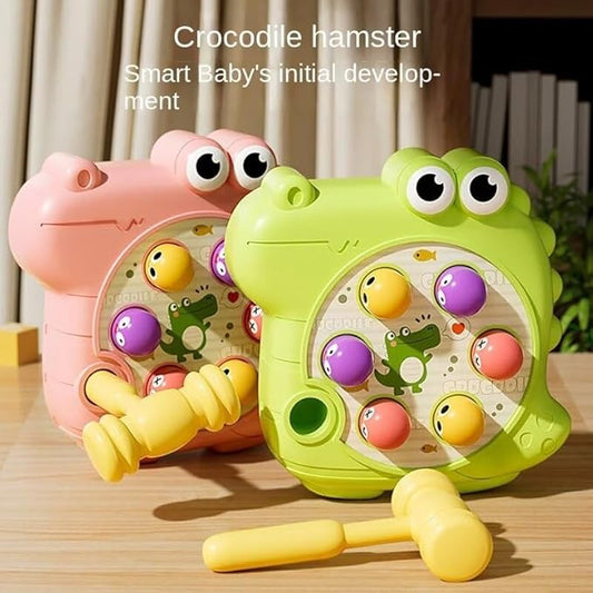Crocodile Design Whack-a-Mole Toy for Toddlers. (Assorted Colours)