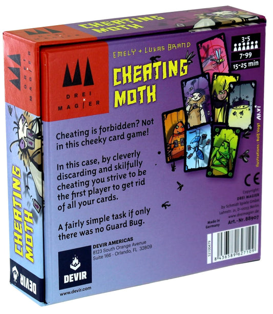 Cheating Moth Card Game – Funny Family Party Game Where Cheating Is Allowed!