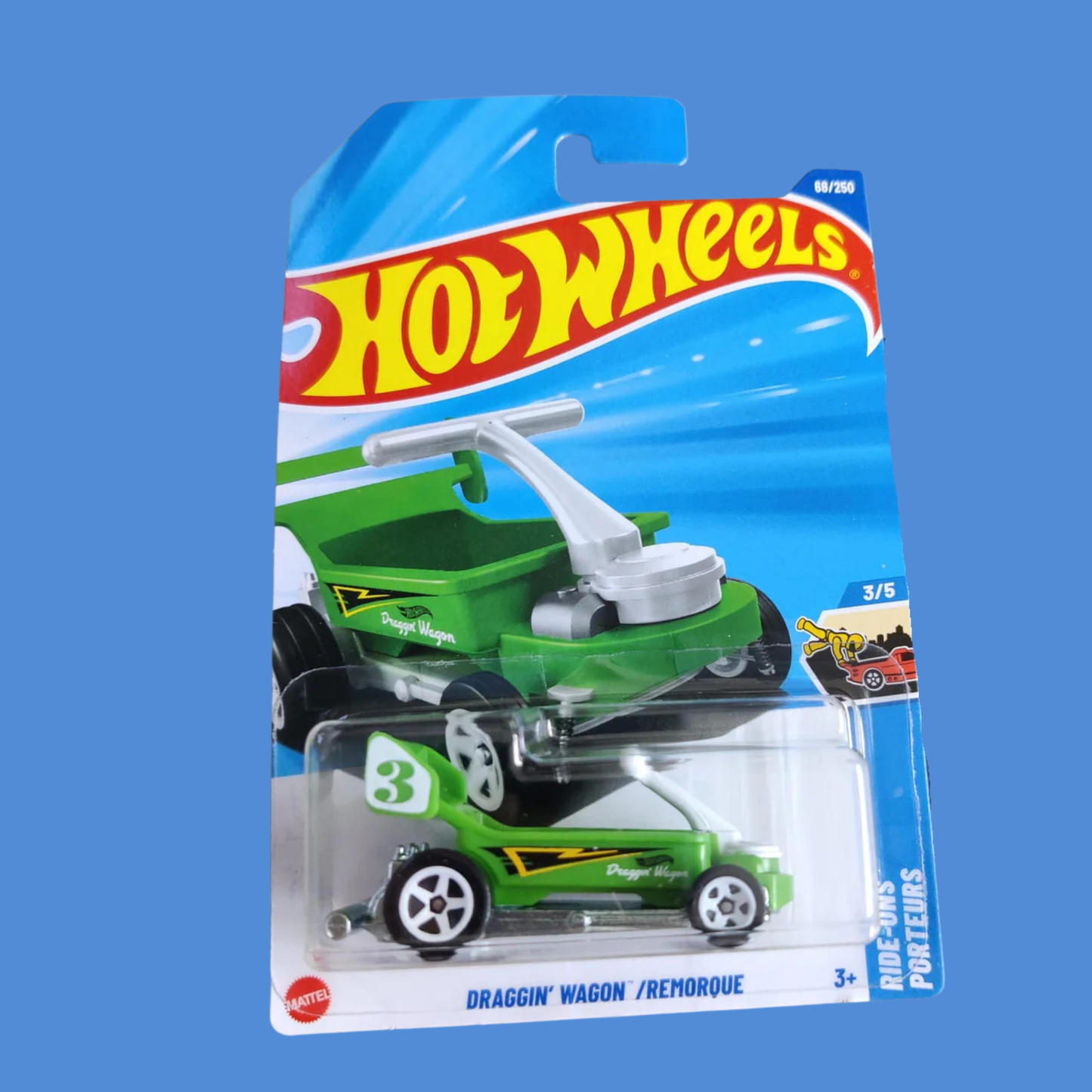 Hot Wheels 2025 L and M Case Vehicle Exclusive Collection - Draggin' Wagon / Remorque
