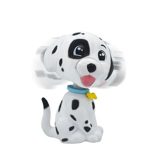 White Dog Bobblehead Figurine