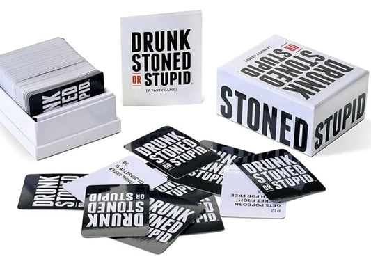 Drunk Stoned or Stupid Card Game – Hilarious Adult Party Game (17+)