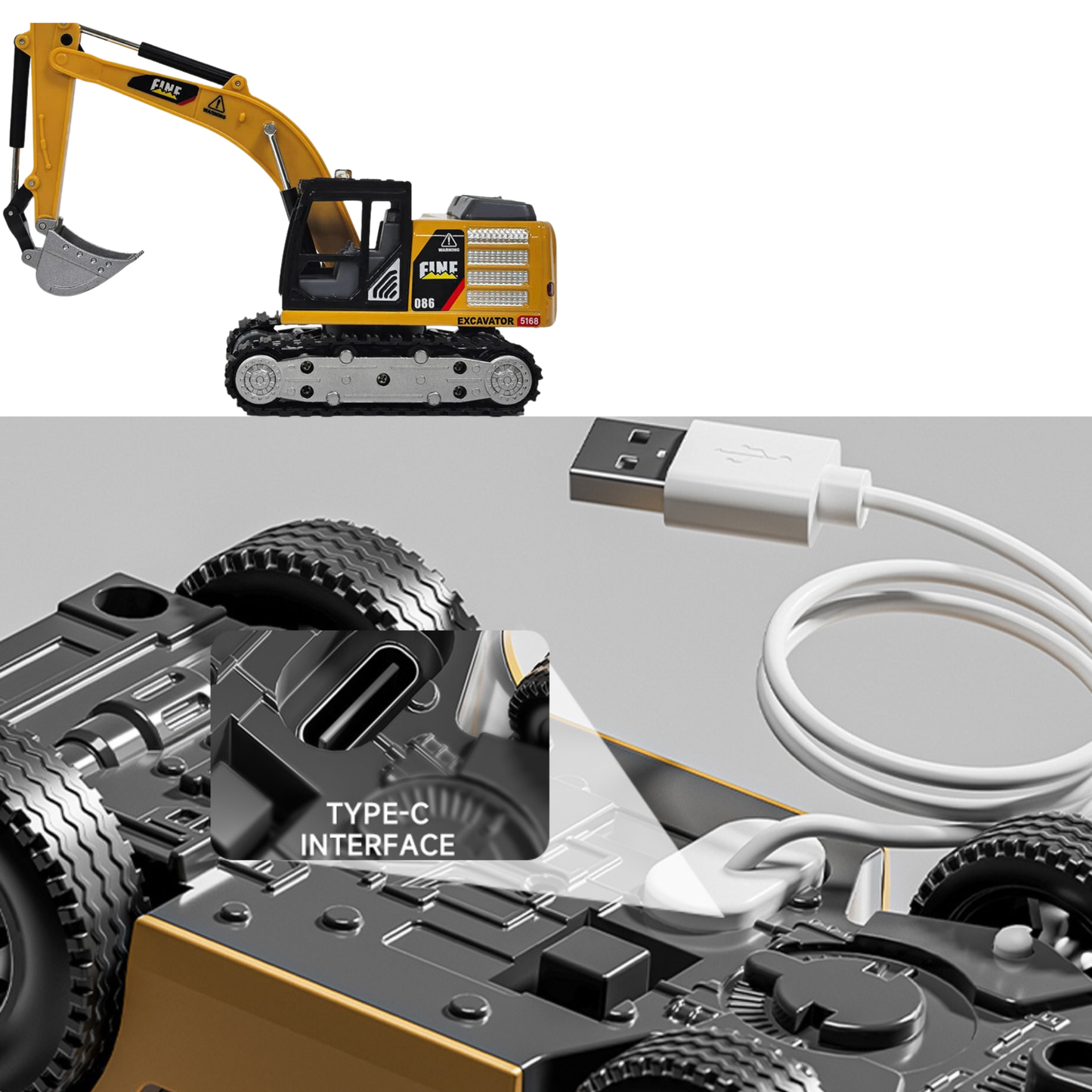 Mini Desktop Remote Control Forklift 1.64 Scale