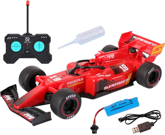 Formula 1 Racing Car Scale 1:18 with Smoke (Red or Green)