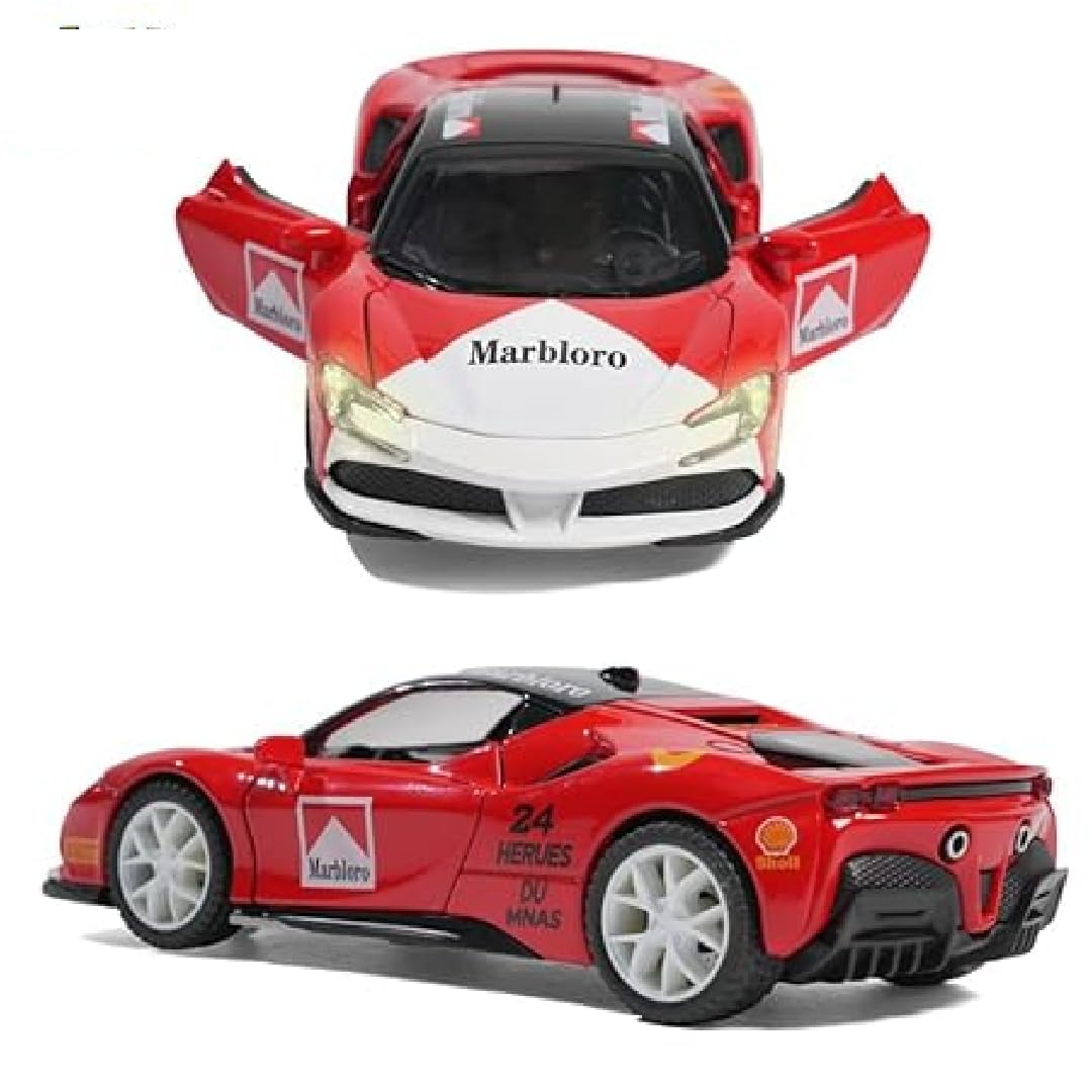 New Toy Car Marbloro Model 1:32 Alloy Metal