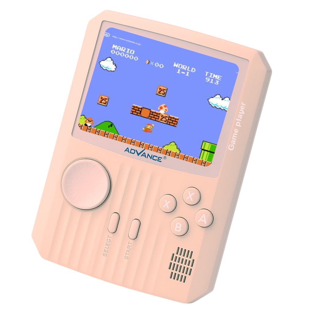 Handheld Retro Game Console - AD169- Yellow