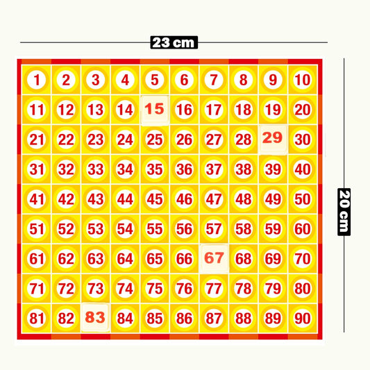 Reusable Housie Game Set – 48 Tickets & Tambola Board