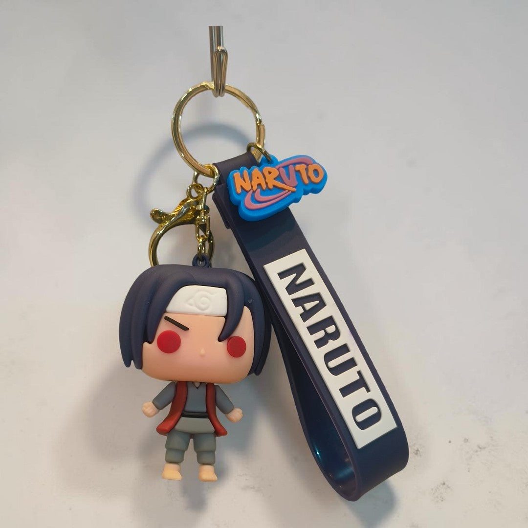 Anime Silicone Character Keychain | Soft Rubber Keyring for Bags & Keys
