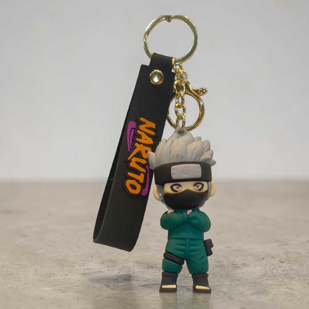 AnimeSilicone Character Keychain | Soft Rubber Keyring for Bags & Keys