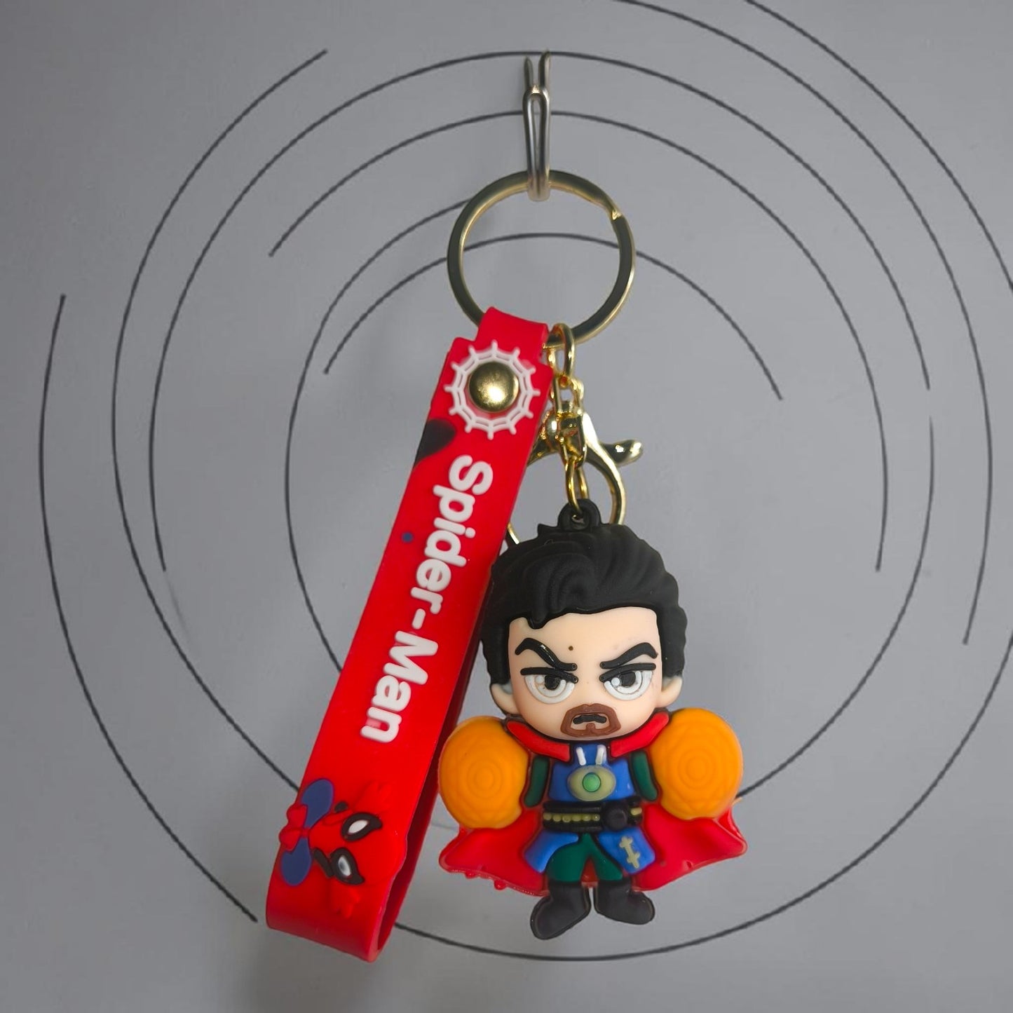 Anime Character Silicon Keychain | Soft Rubber Keyring for Bags & Keys