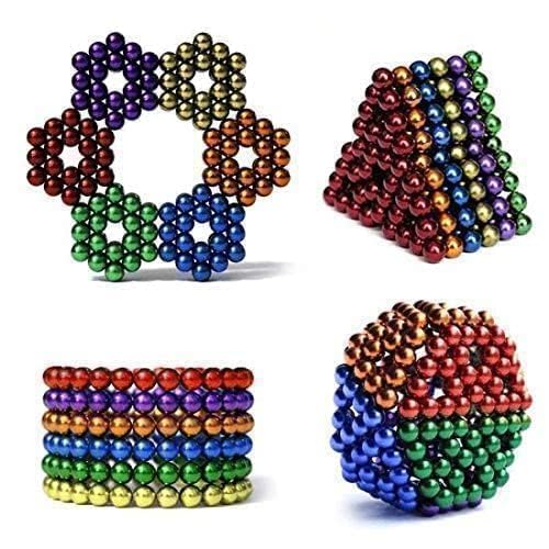 Magnetic Ball Set – 216-Piece 6x6 Colorful Cube Puzzle Toy (5mm, 8 Colors)