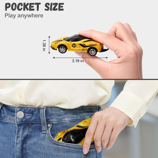 Mini Pocket Size RC 1.64 Car with App Control & 4 Driving Modes