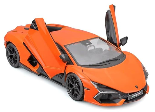 1/24 Scale Model Compatible with Lamborghini Revuelto Hybrid Sports Car Replica Miniature 2023 (Orange)