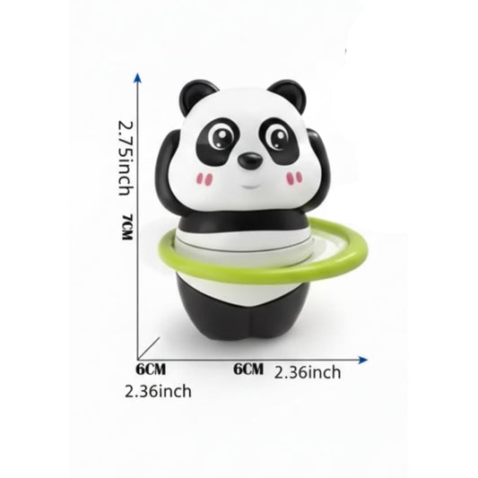 Panda Wind-Up Toy with Spinning Ring