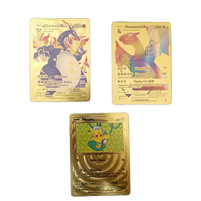 55-Pcs Golden Booster Box – Pocket Monster Compatible Cards